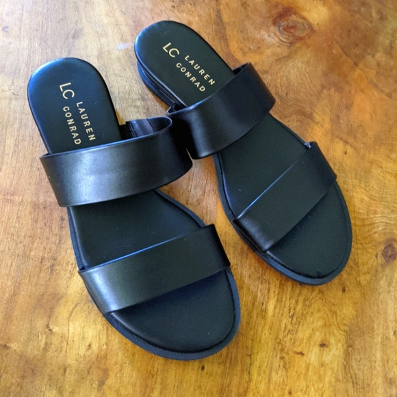 LC Lauren Conrad Shoes - NWOT Lauren Conrad Slip On Sandals